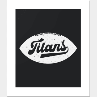 Retro Titans Football Posters and Art